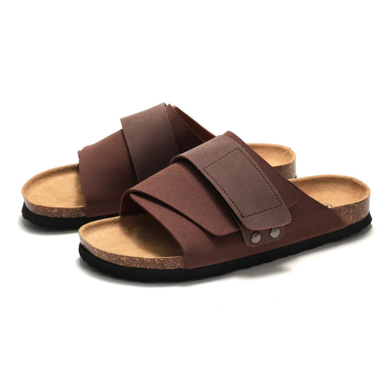 Ruizu Autumn & Winter Cork Slippers for Men & Women  Stylish Sandals & Beach Shoes