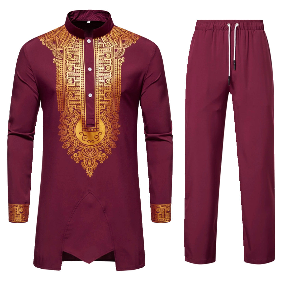 Men's 2-Piece Bronzing Robe Set