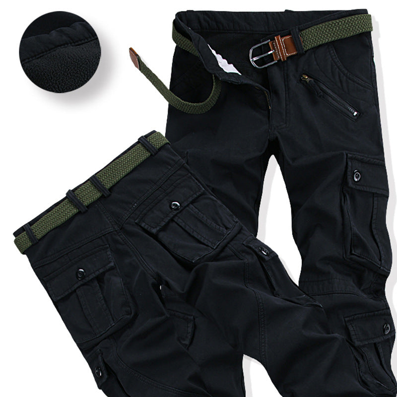 Men’s Winter Fleece Cargo Pants