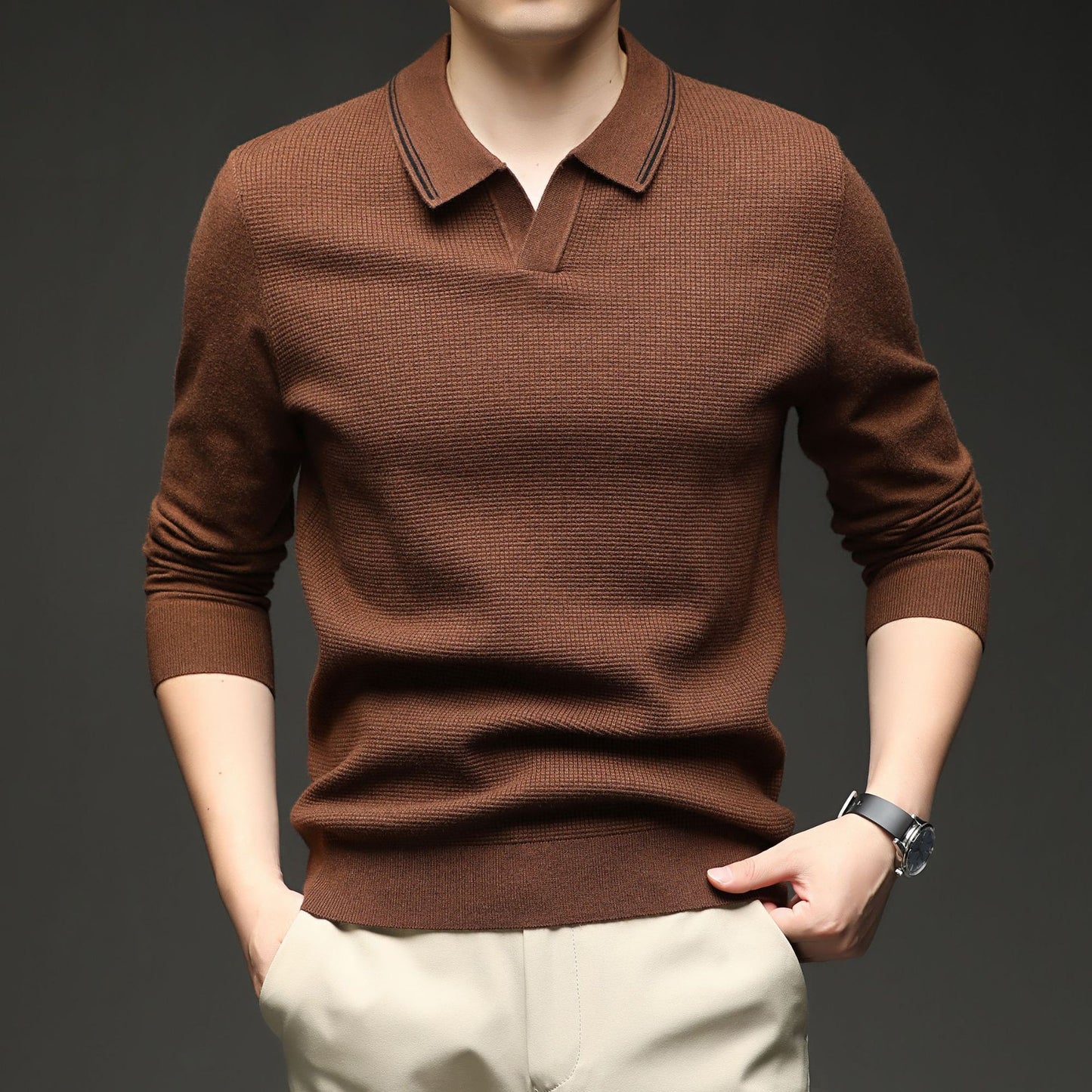 RibTone Knit Polo