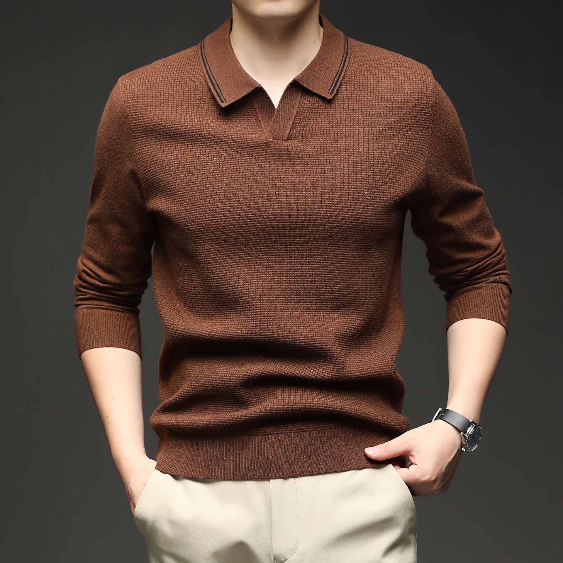 RibTone Knit Polo