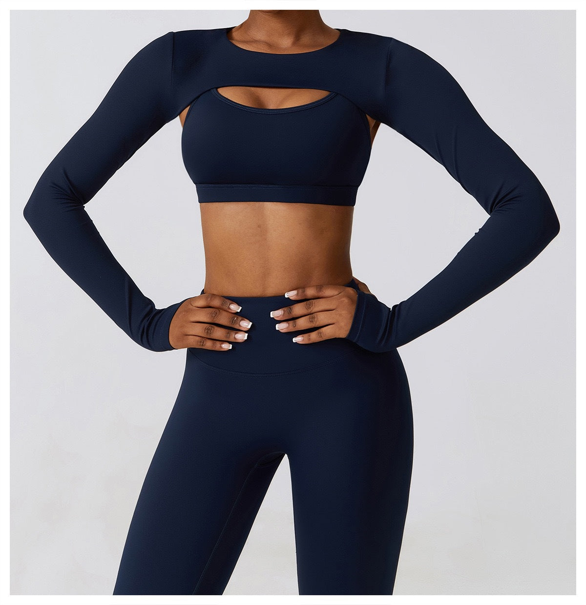 Slim-Fit Yoga Three-Piece Set