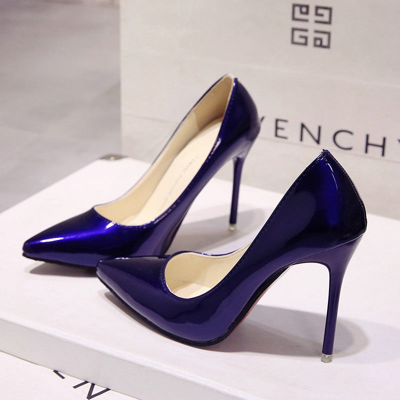 Round Toe Summer Wear Hill 10cm (On Hand)