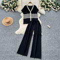 Loose Fit Knit Two-Piece Set