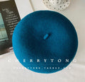 Retro Wool Beret  Cashmere & Wool Women's Hat for Autumn & Winter