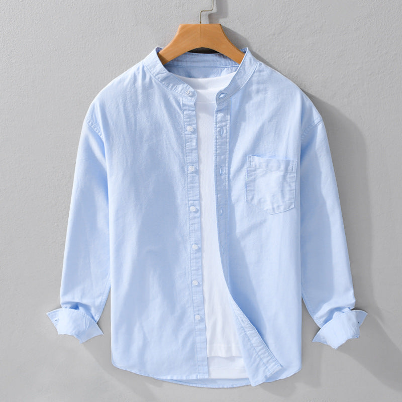 New Oxford Spinning Casual Men's Long-Sleeved Shirt
