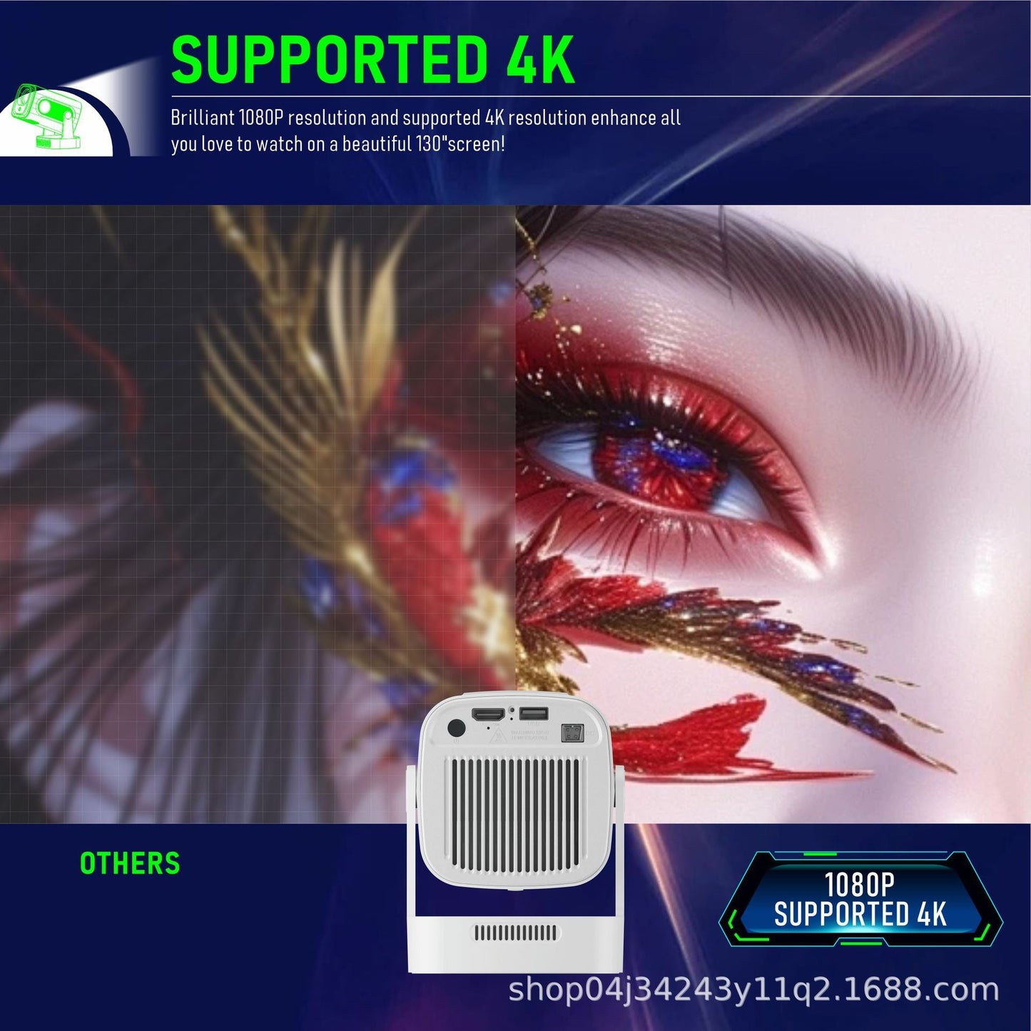 VisionX Android Smart Projector