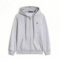 Mens Thick Cotton Fleece Zip-Up Hoodie