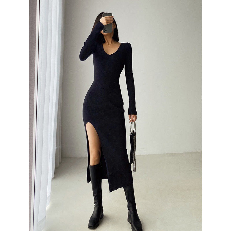 Knitted Slim Fit Pencil Dress