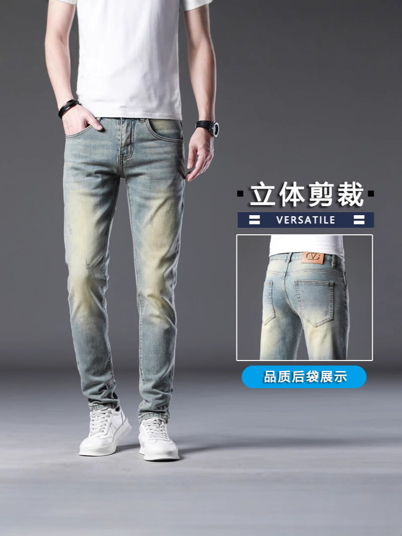 Vintage Stretch Jeans for Men
