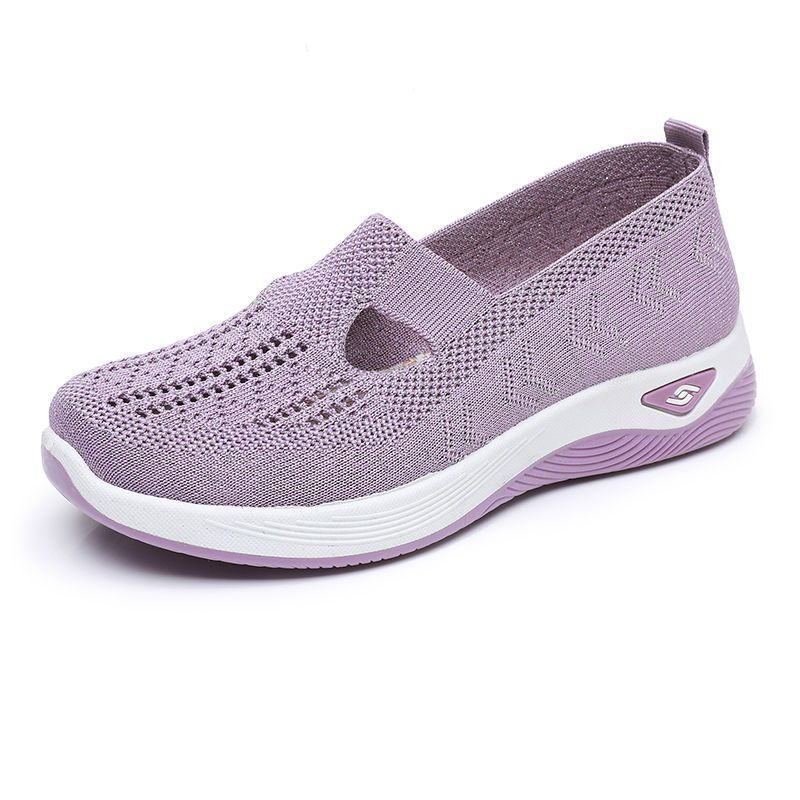 Old Beijing Women's Cloth Shoes  Breathable Mesh, Soft Sole, Anti-Slip