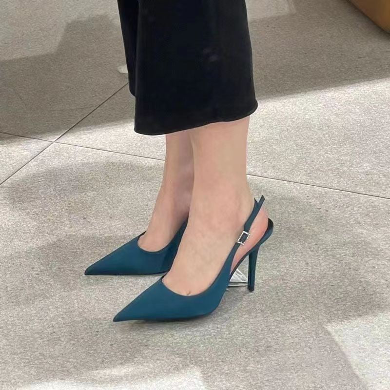 VelvetStep Stiletto Sandals