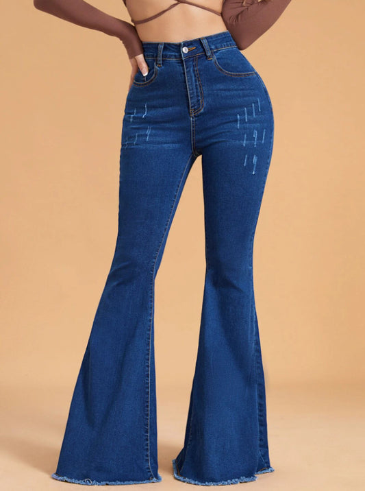 New fashion high-waisted flared pant