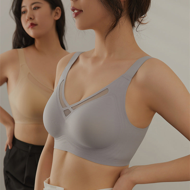 Plus Size Seamless Minimizer Bra