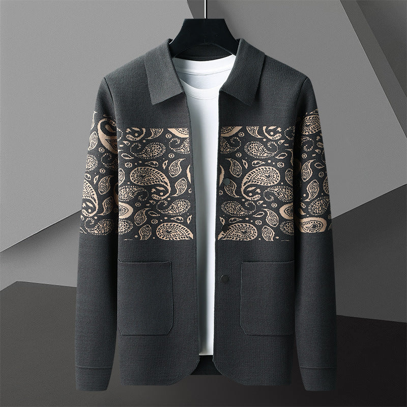 Breeze Knit High Quality Cardigan Men's Jacket