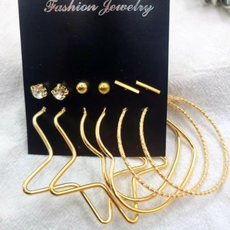 Shiny Gold Earrings for Women Girls