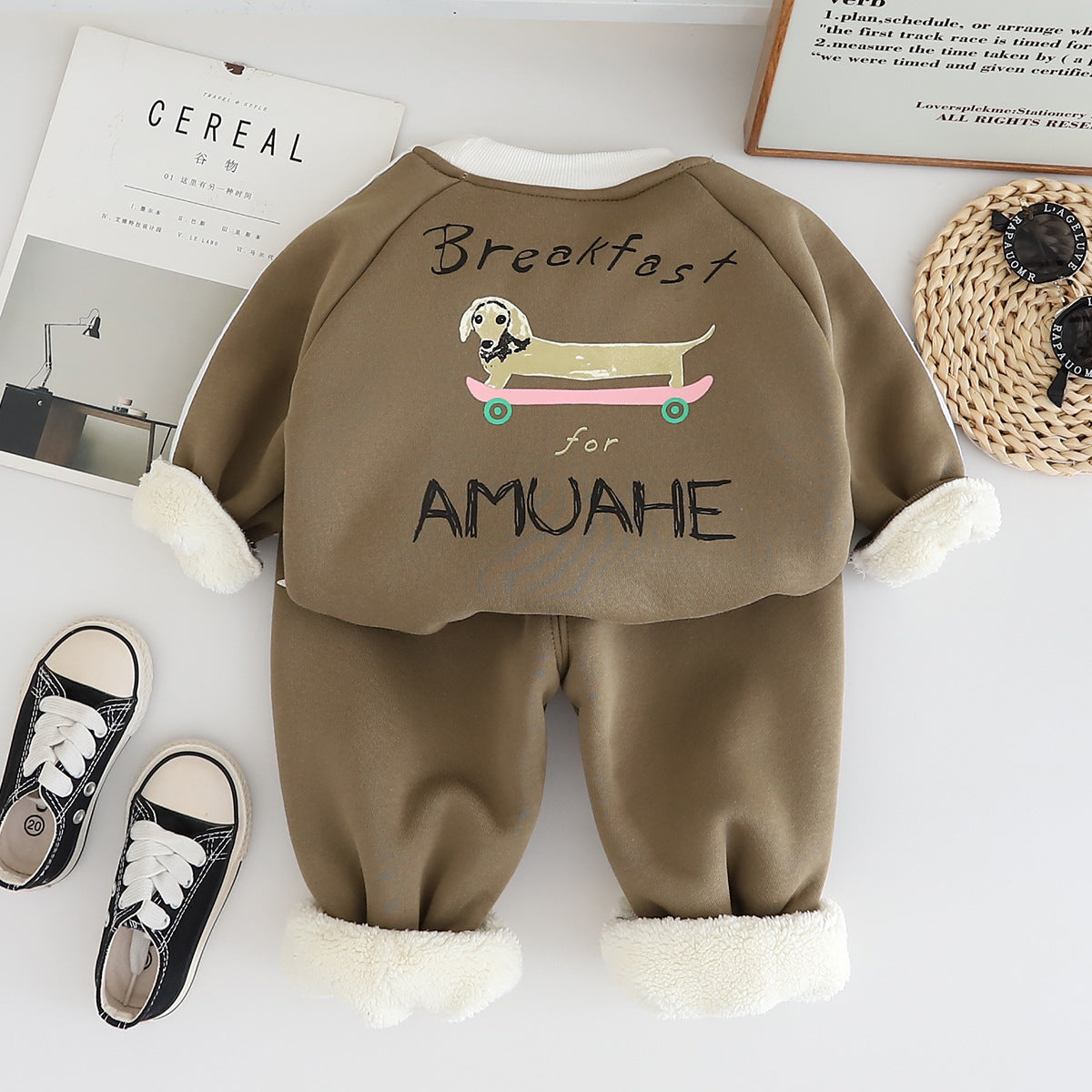 Skate Pup Hoodie Set