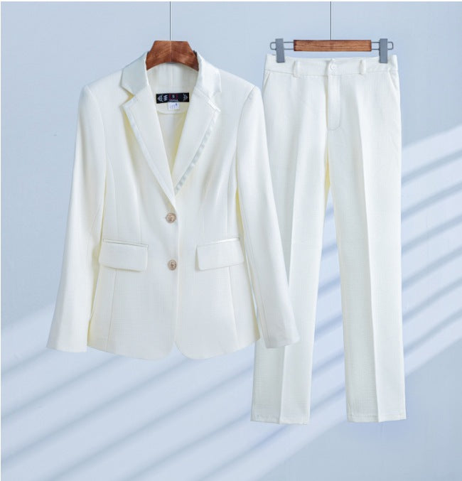 Womens 2-Piece Formal Trouser Suit Set