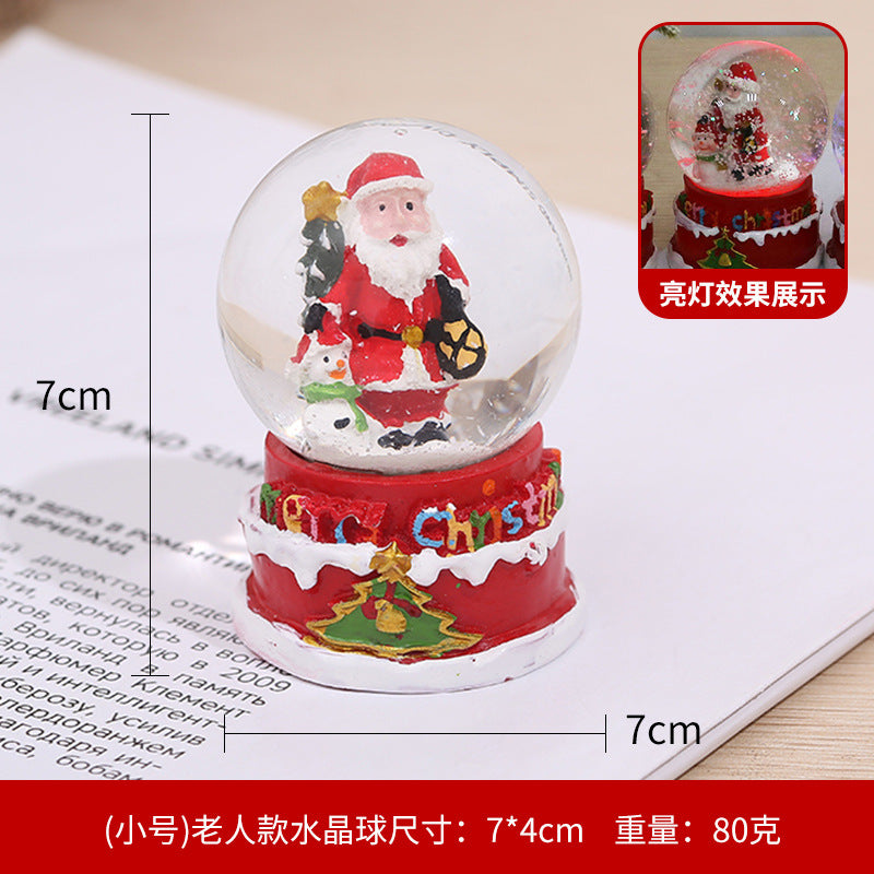 Musical Glow Crystal Ball Christmas Decoration