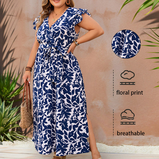 LeafLoom Wrap Dress