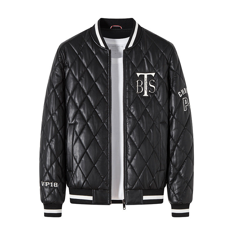 Men's Warm Casual Leather Jacket