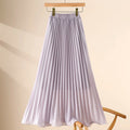 High-Waisted Chiffon Skirt