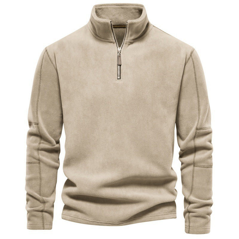 Men's Polar Fleece Half-Zip Sweatshirt  Autumn/Winter Trend