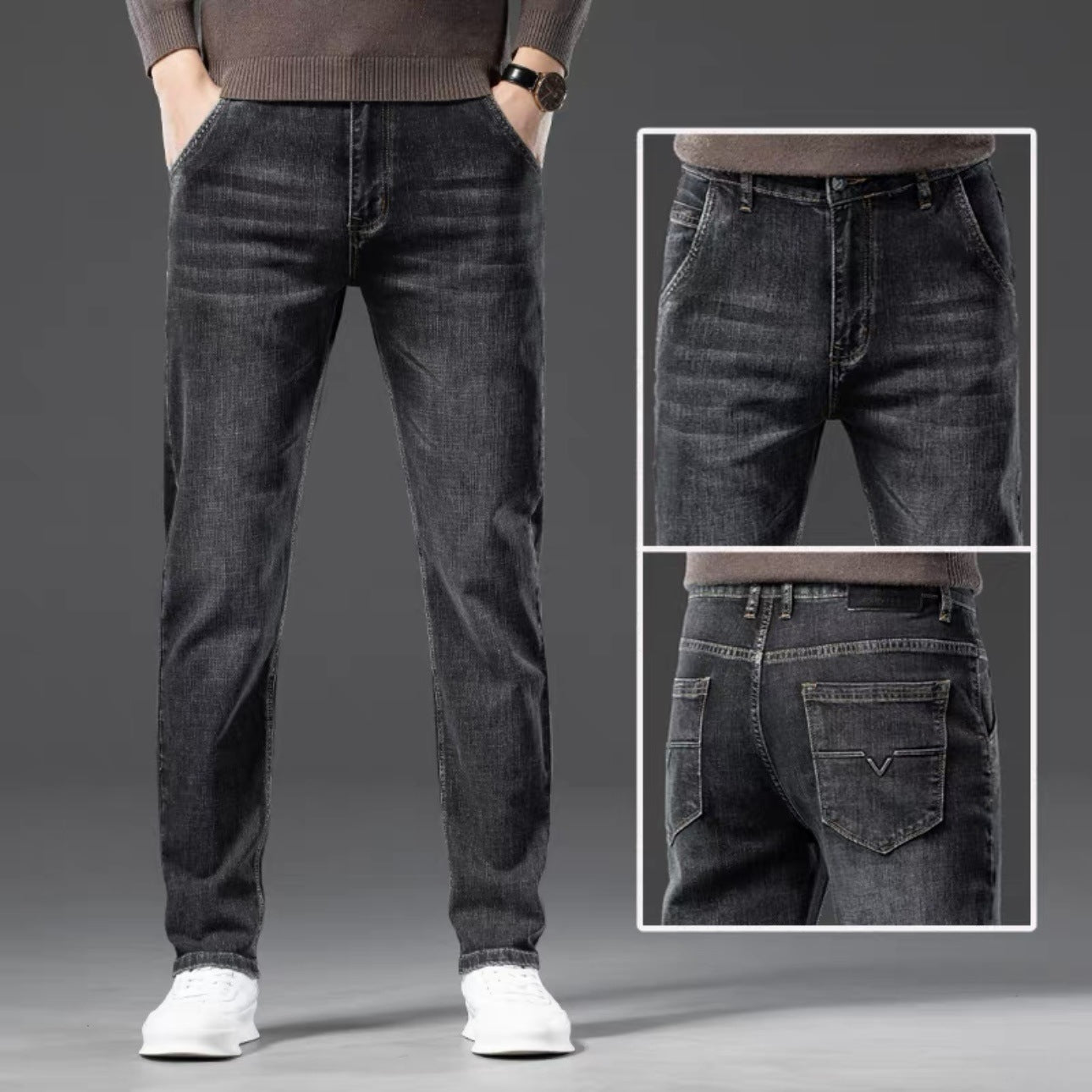 Keystone Men's Wear-Resistant Jeans