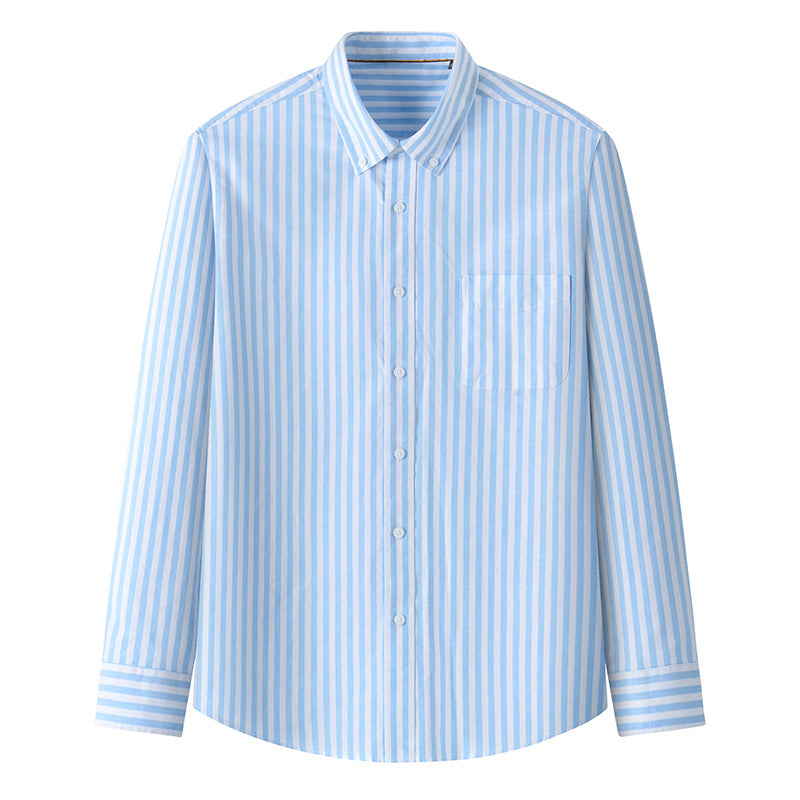 Men’s Casual Stripe Oxford Shirt
