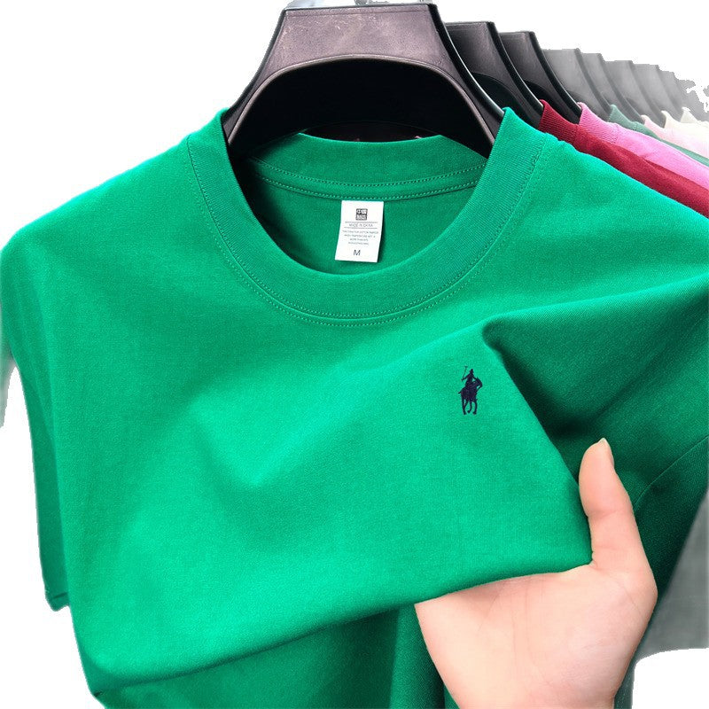 Men’s Ruff Pony Logo Embroidered Crew-Neck Tee