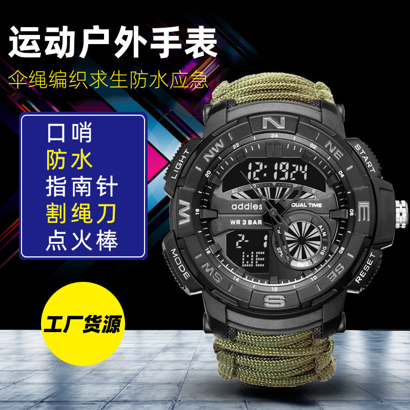 Eddison Men’s Multifunctional Outdoor Compass Watch