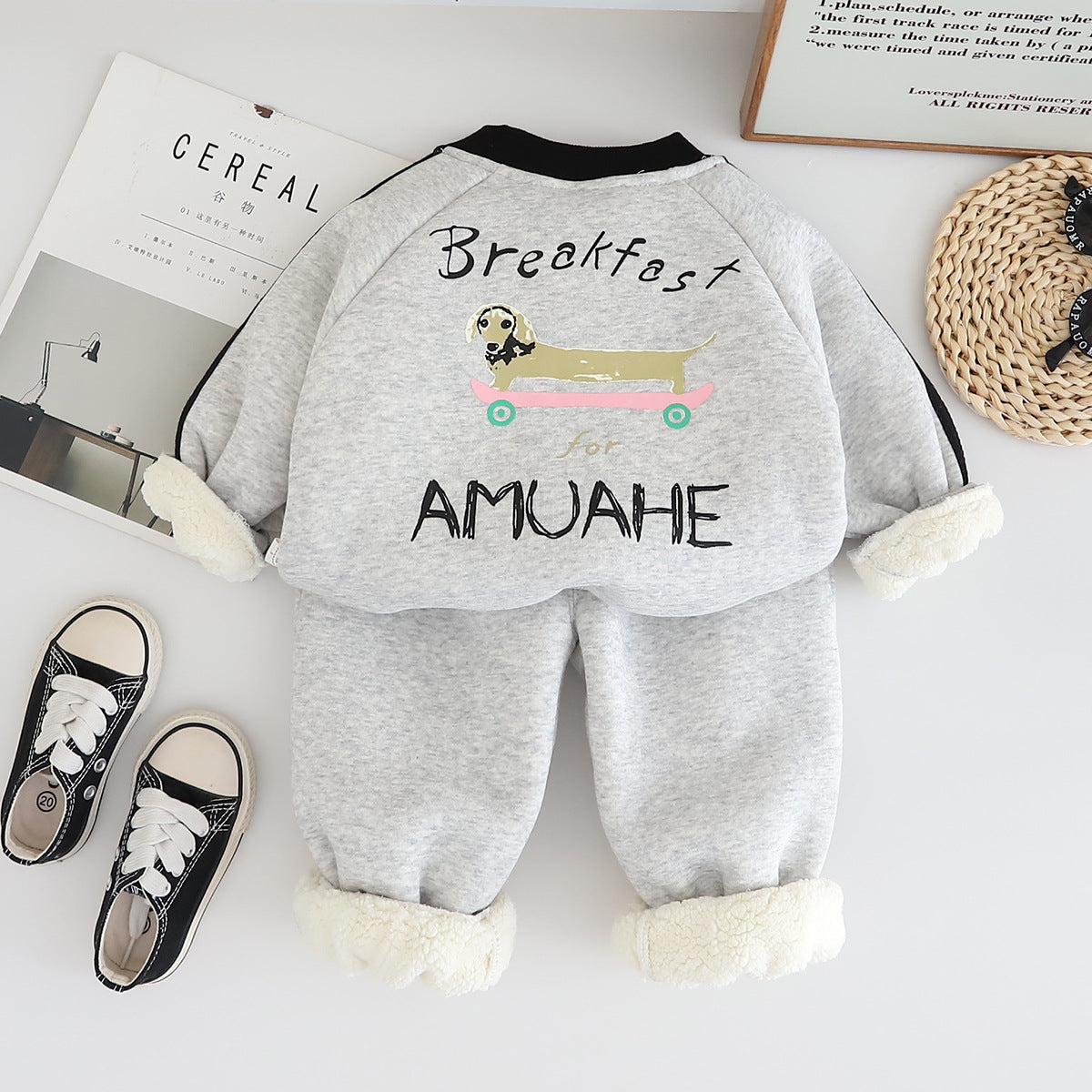 Skate Pup Hoodie Set