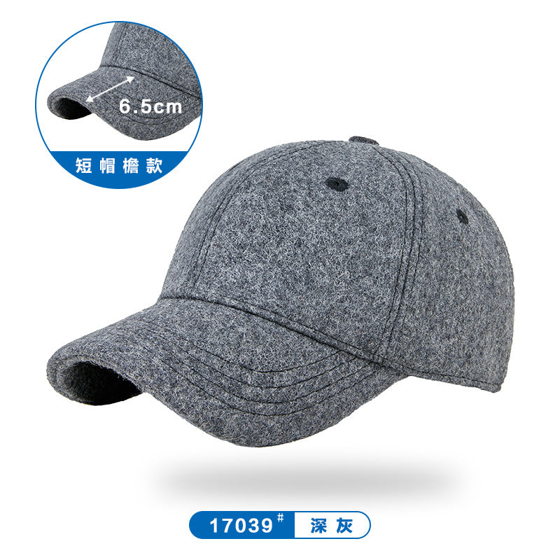 Autumn & Winter Wool Tweed Velvet Peaked Hats