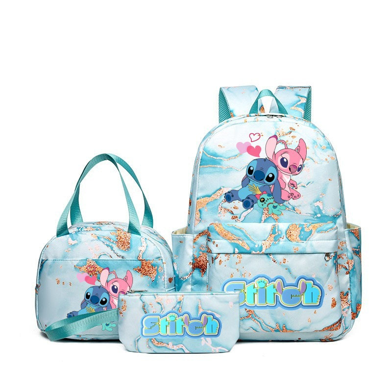 Waterproof 3-Piece School Backpack Set for Students & Travel