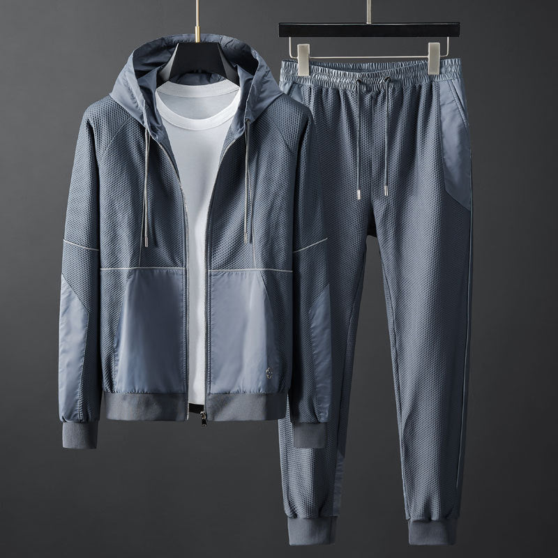 BreezeWeave Sport Hoodie Set
