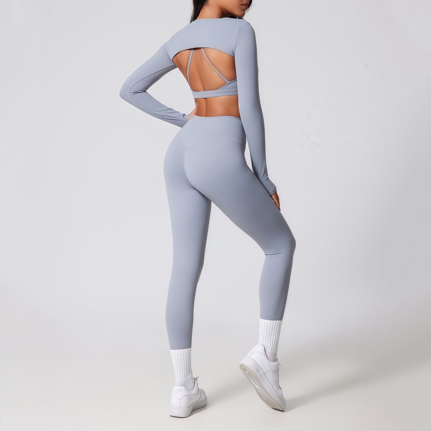 Slim-Fit Yoga Three-Piece Set