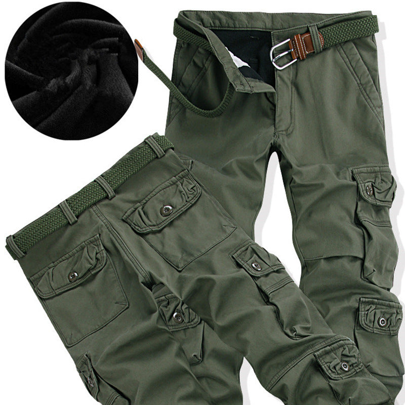 Men’s Winter Fleece Cargo Pants