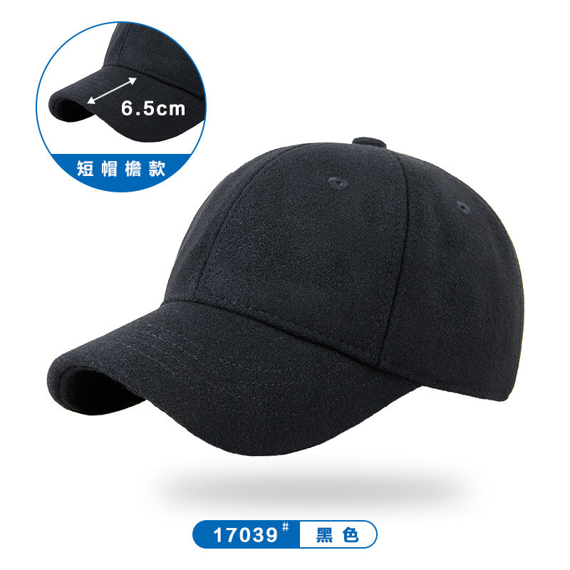 Autumn & Winter Wool Tweed Velvet Peaked Hats