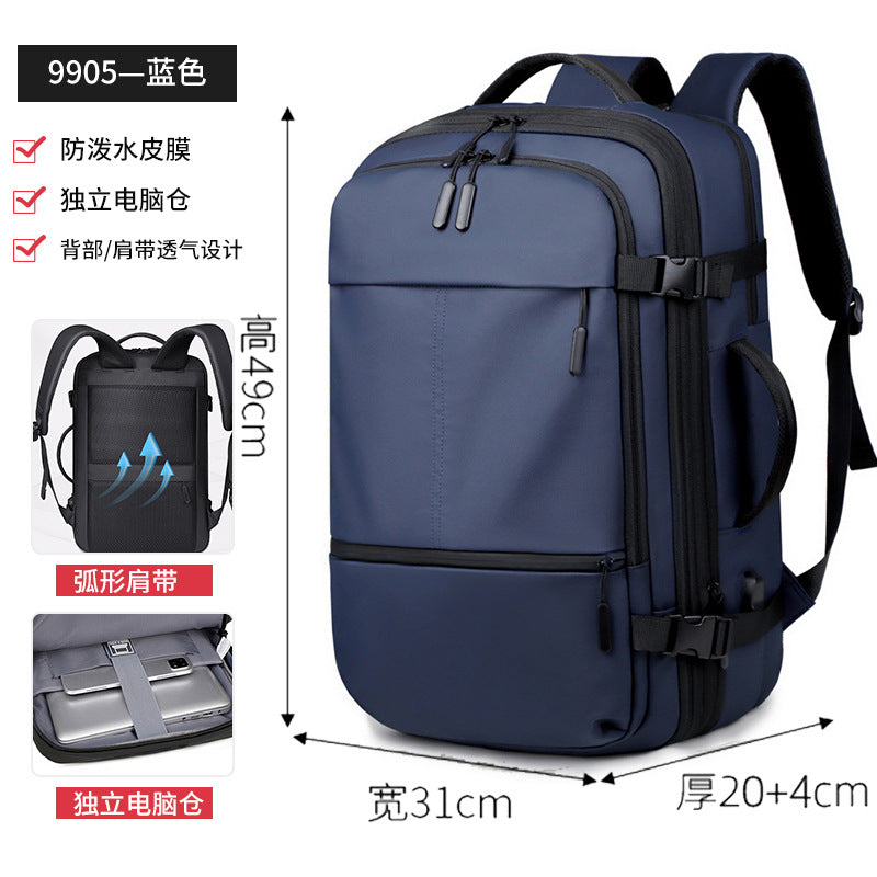 Luxury Multi-Function Business Backpack  Large Capacity Laptop & Commuter Bag for Men