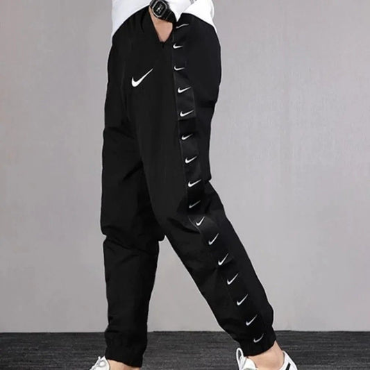 Men's Embroidery Summer Quick-Drying Sweatpants
