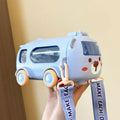 GoGo Bus Straw Drop-Proof Water Bottle