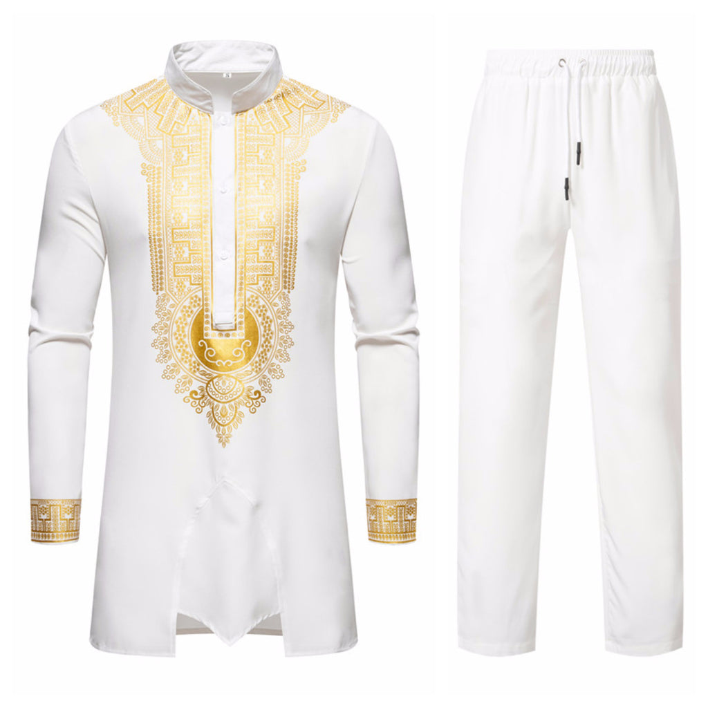 Men's 2-Piece Bronzing Robe Set