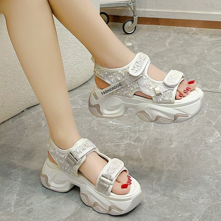 Sparkle Platform Sandals