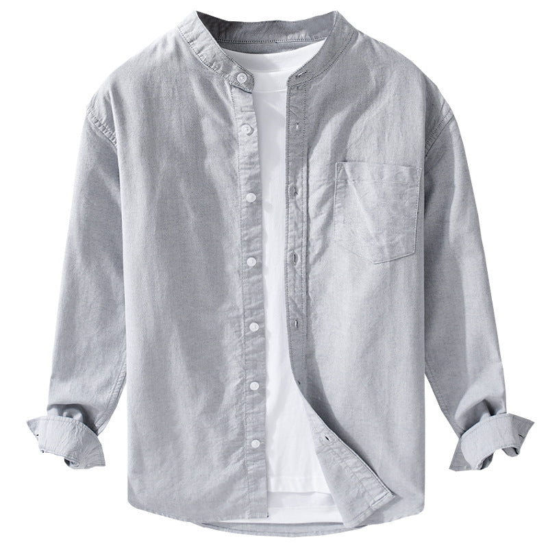 New Oxford Spinning Casual Men's Long-Sleeved Shirt