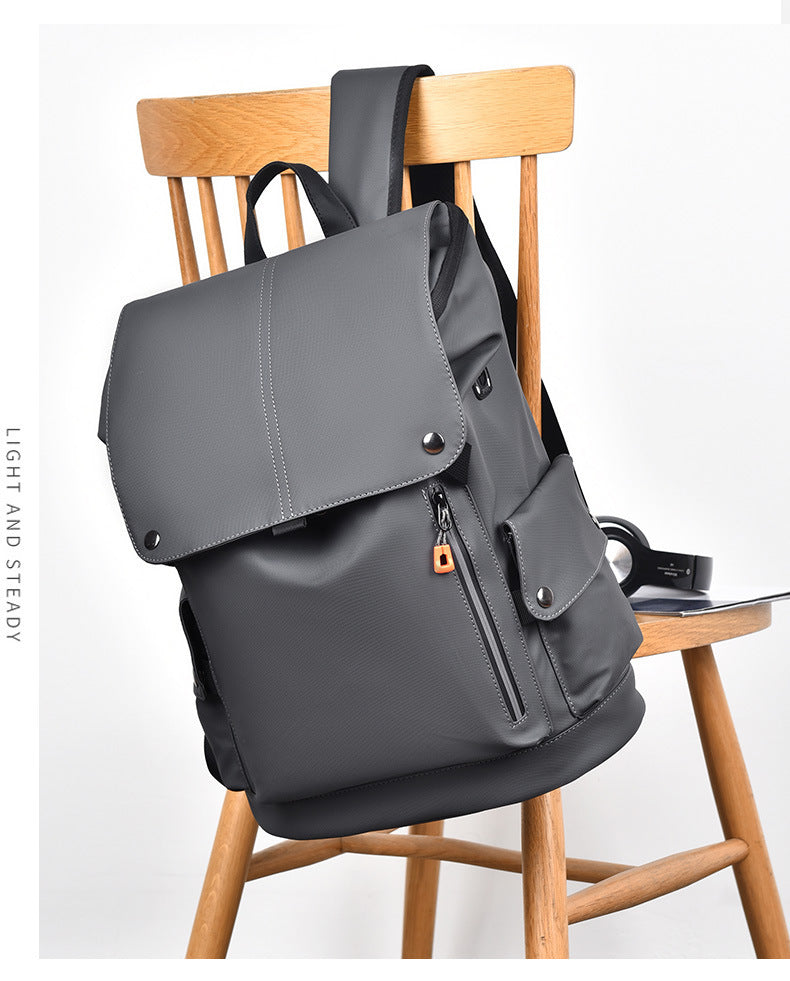 MetroFlap Leather Backpack