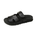 Thick-Soled Color-Blocked Velcro Sandals (On Hand)