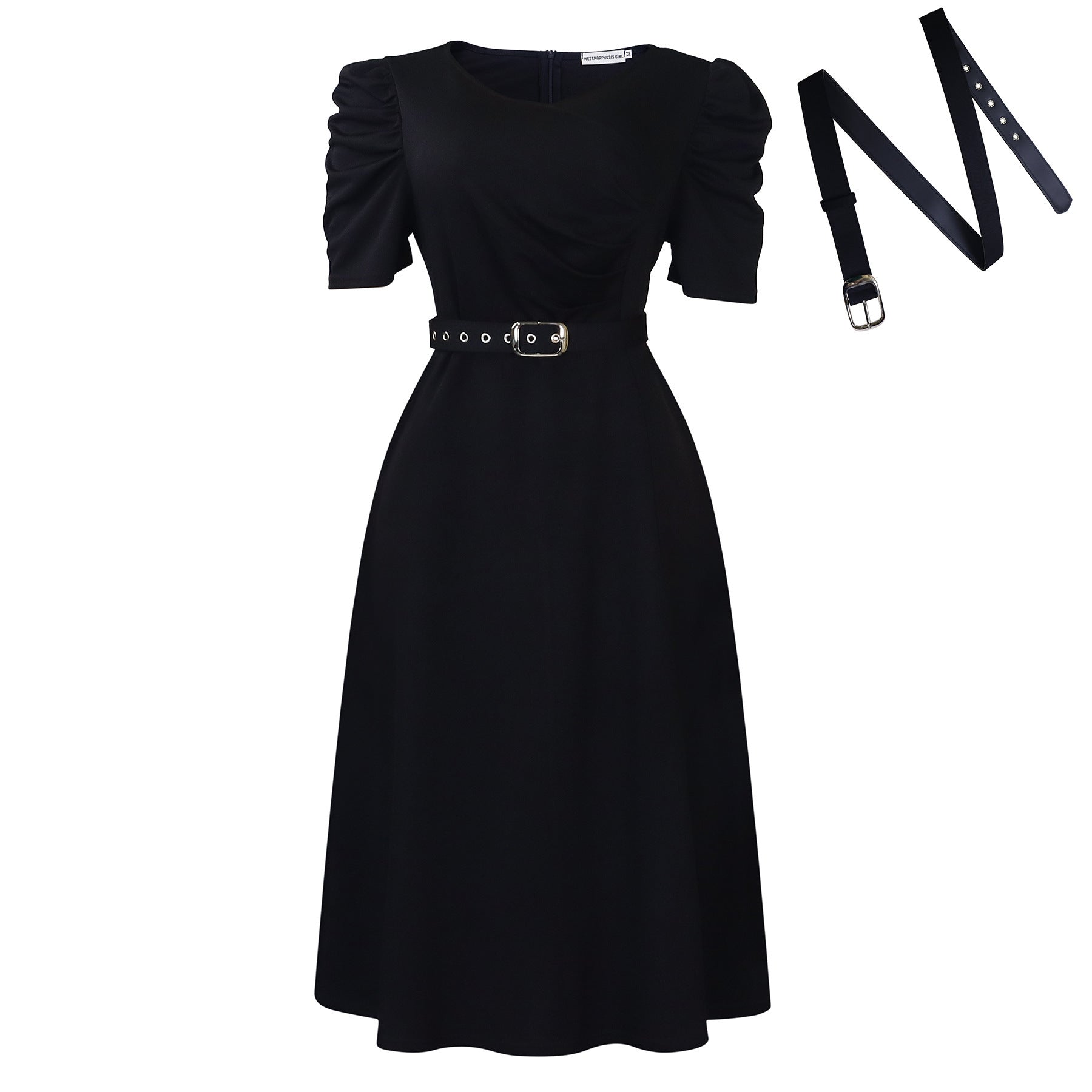 Womens Slim Fit V-Neck Summer Dress