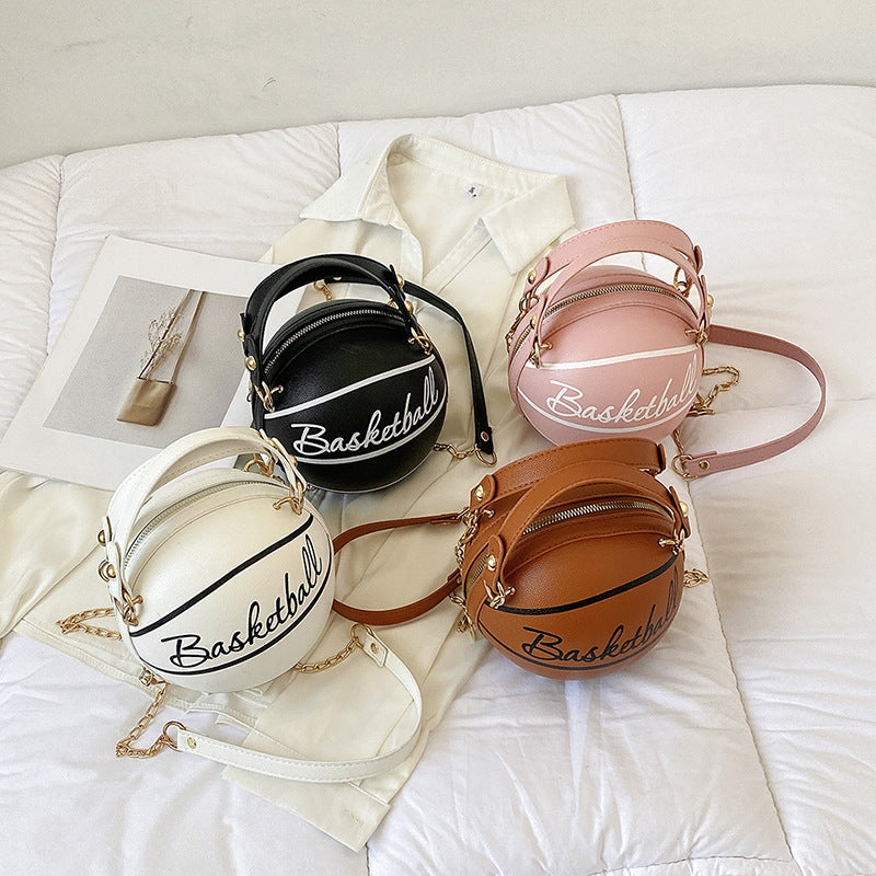 Personalized round basketball bag