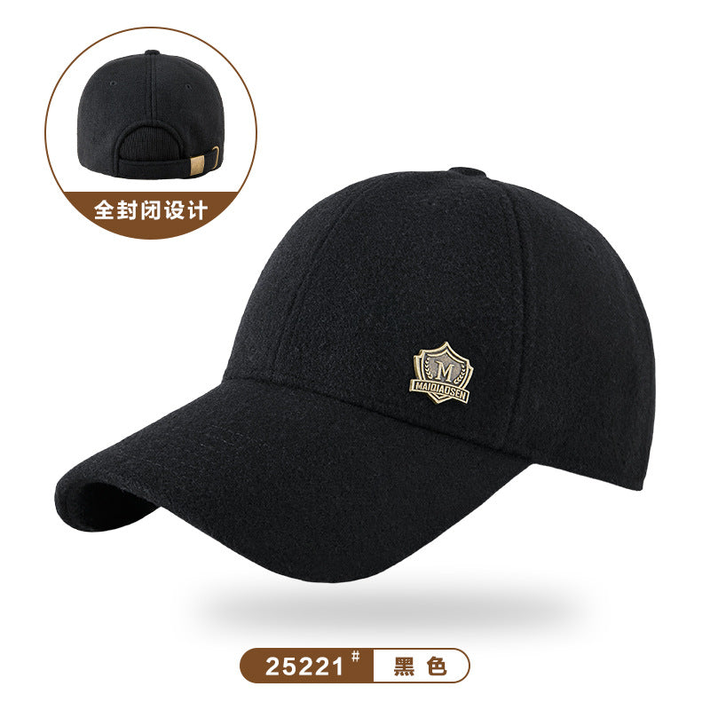 Autumn & Winter Wool Tweed Velvet Peaked Hats