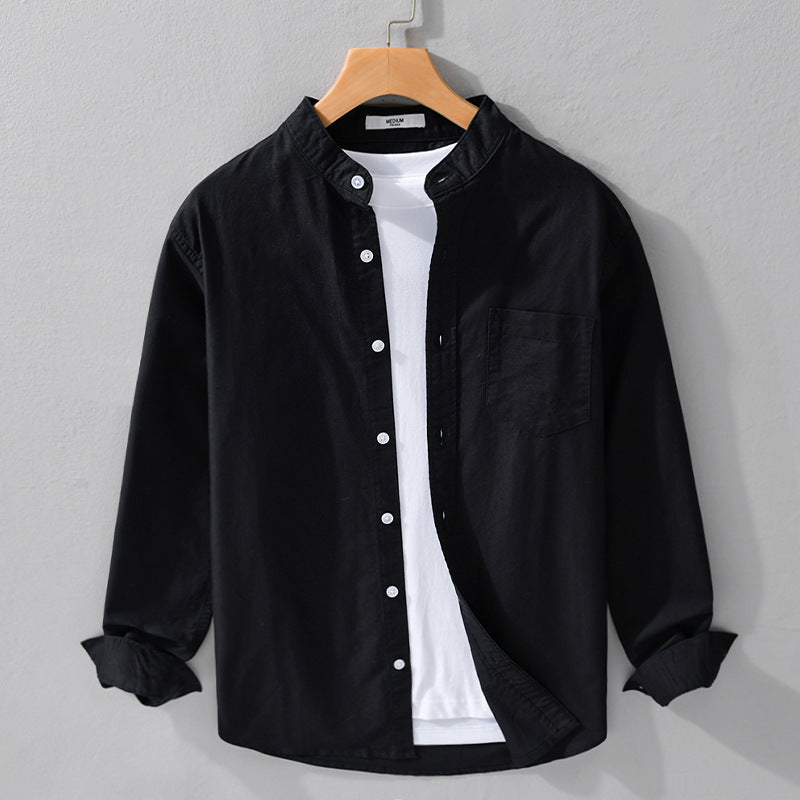 New Oxford Spinning Casual Men's Long-Sleeved Shirt